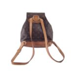 A Louis Vuitton Monogram Montsouris MM backpack,