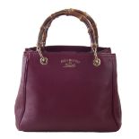 A Gucci Bamboo Top Handle handbag,