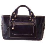 A Celine brown leather Boogie Handbag,