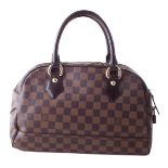 A Louis Vuitton Damier Ebene Duomo handbag,