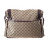 A Gucci monogram canvas Original Diaper Bag,