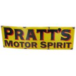 Pratt's motor spirit enamel sign