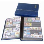 Asian stamps in 2 lindner stockbooks with interest in China, Korea and Vietnam.