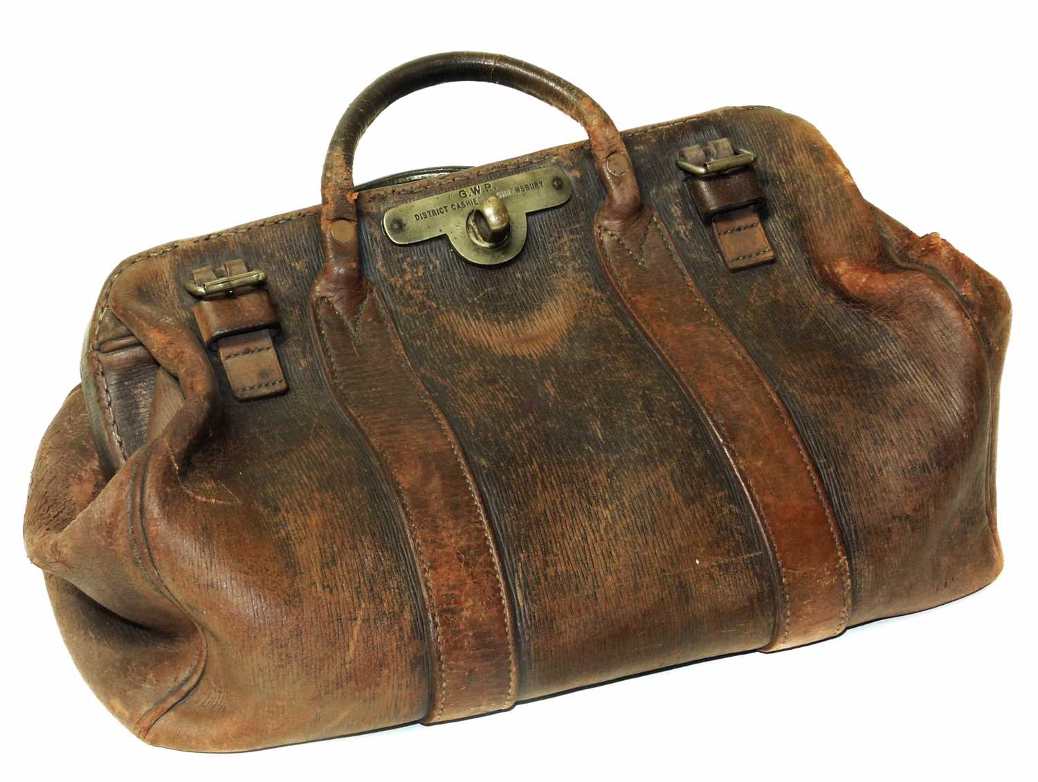 GWR leather Gladstone bag