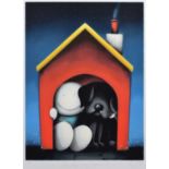 Doug Hyde (British 1972-) "In the Dog House!"