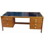 Teak writing desk.