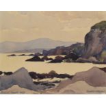 Edward Wesson R.I., R.B.A., R.S.M.A. (1910-1983) "Sicilian Coast"