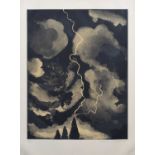 David Hockney R.A. (British 1937-) "Study of Lightning Medium"
