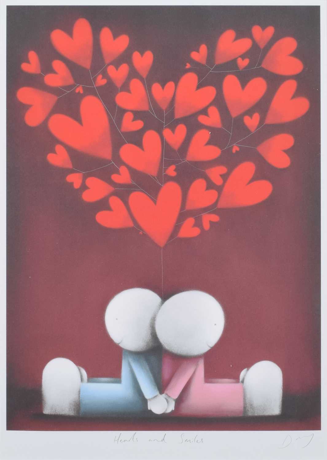 Doug Hyde (British 1972-) "Hearts and Smiles"