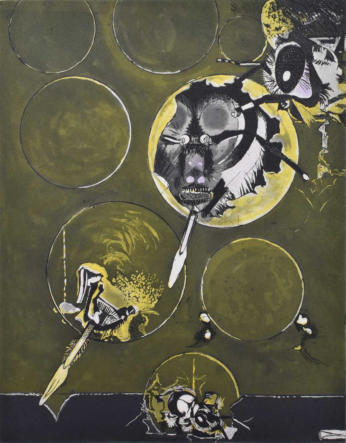 Graham Sutherland (British 1903-1980) Hatching II, from The Bees (Tassi 181)