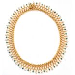 A French collar necklace,