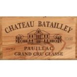 12 Bottles Chateau Batailley Grand Cru Classe Pauillac 2003 in OWC