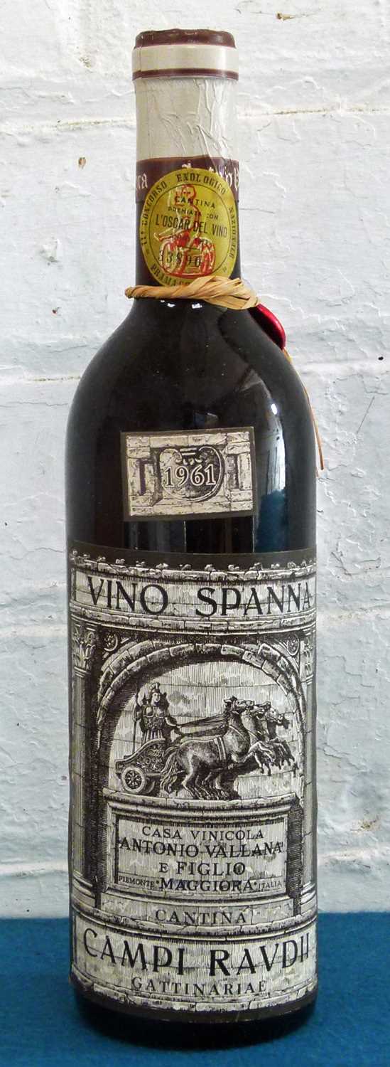 1 Bottle Vino Spanna ‘Campi Raudii’ Antonio Vallana 1961 (b/n)