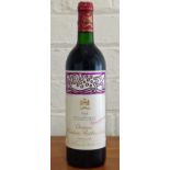 1 Bottle Chateau Mouton Rothschild Premier Grand Cru Classe Pauillac 1988