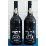 2 Bottles Dow’s ‘Silver Jubilee’ Vintage Port 1977 (1 b/n 1 vts)