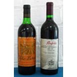 2 Bottles Mixed Lot Penfolds Bin 707 and Gran Reserva Rioja