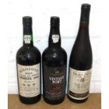 3 Bottles Mixed Lot Vintage Port and Late Harvest Australian Muscat