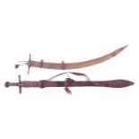 Sudanese sword and a Persian sword.