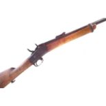 Sporterised Swedish M1867 Rolling block 12mm rifle,