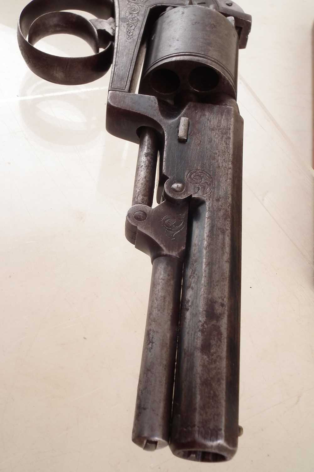 J.A. Harper percussion revolver with case - Image 8 of 15