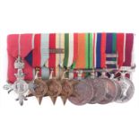 Lieutenant Colonel R.A. Bowman M.B.E. 16/5 Lancers medals and related items.