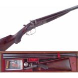 G. E Lewis double 10 bore fitted into a period case