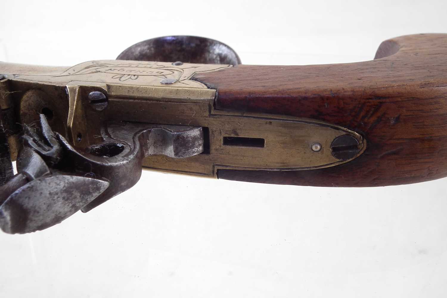 Flintlock pocket pistol - Image 4 of 6