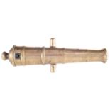 Bronze signal cannon barrel,