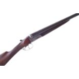 Belgian 12 bore side by side shotgun