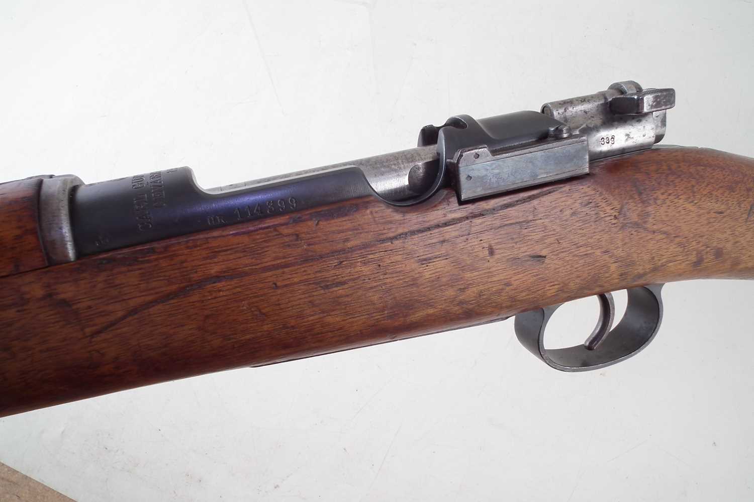 Swedish Mauser 6.5mm bolt action rifle 114399 - Image 11 of 13