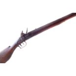 South African flintlock musket with bobejaanboud butt