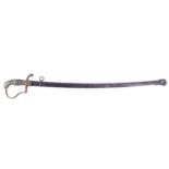 German Artillery officers sword and scabbard,