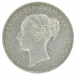 Queen Victoria, Shilling, 1844, gEF.