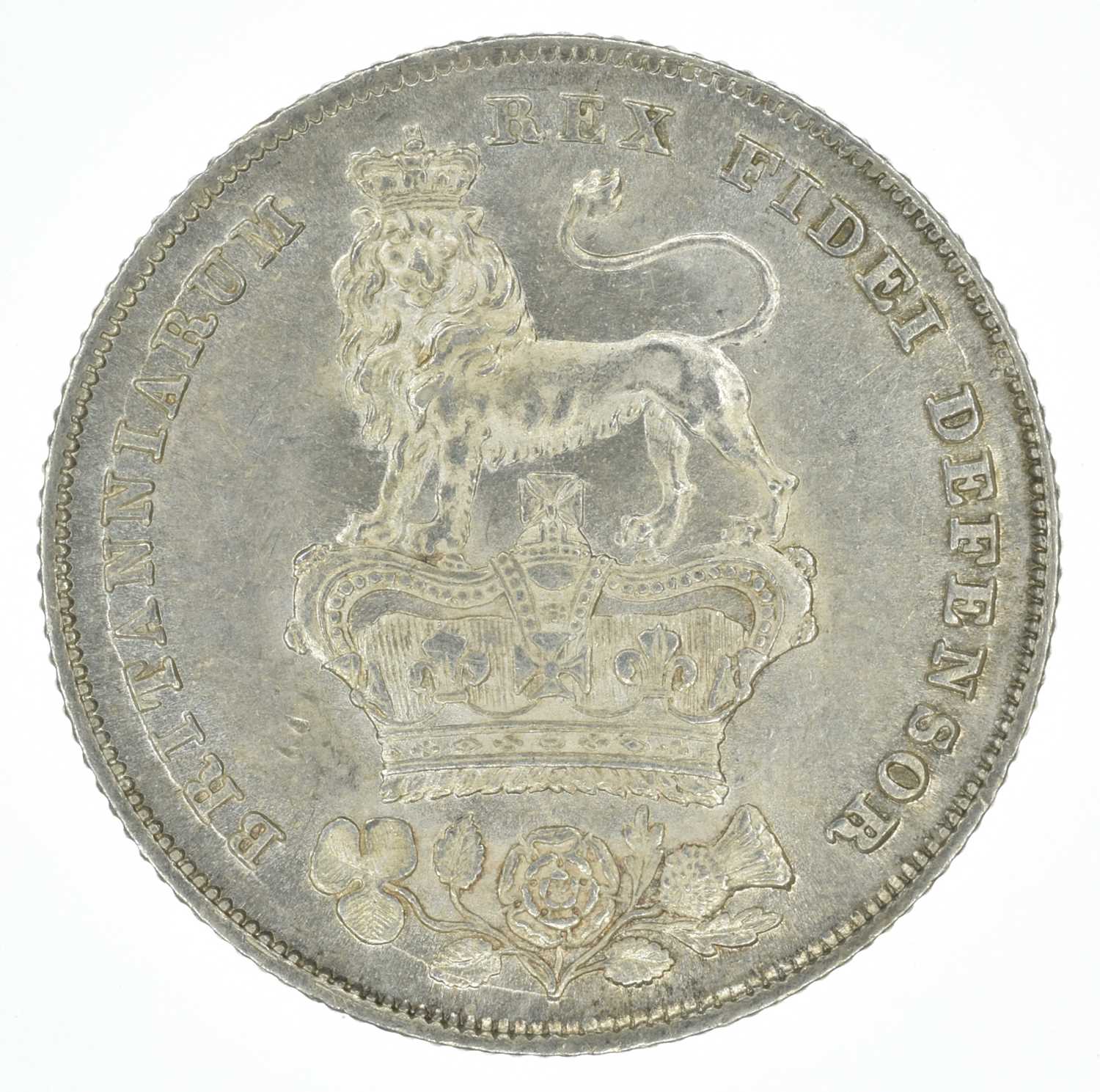 King George IV, Shilling, 1826, gEF. - Image 2 of 2