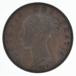 Queen Victoria, Halfpenny, 1859, gEF.