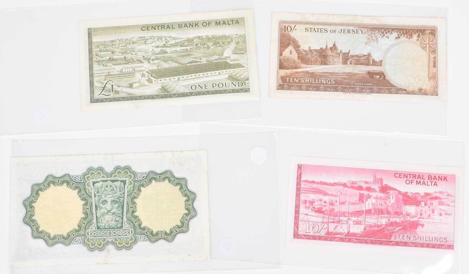 Selection of banknotes from Malta, Scotland and Ireland. - Image 2 of 3