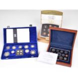 Collection of Annual Proof Coin Sets and five albums of Royal Family first-day coin covers.