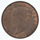 Queen Victoria, Halfpennies, 1854, gEF and VF (2).