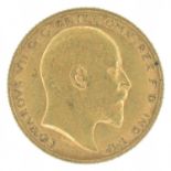 King Edward VII, Half-Sovereign, 1908, London Mint.