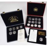 Two cased Westminster Mint coin sets (2).