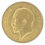 King George V, Half-Sovereign, 1915, London Mint.