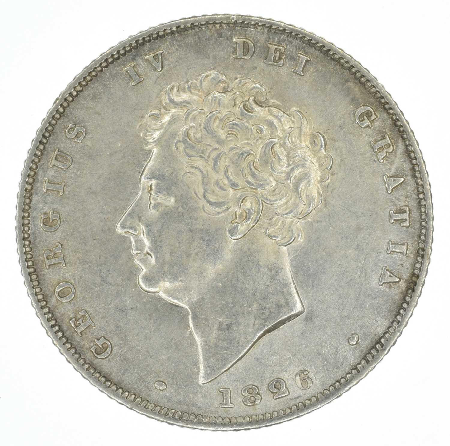 King George IV, Shilling, 1826, gEF.