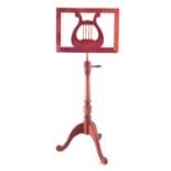 Mahogany music stand