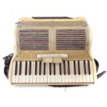 Scandalli piano accordion in case