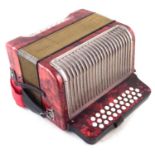 Hohner Corona II accordion.