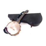 Windsor Whirle Banjolele or ukulele banjo with original case.