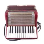 World Master piano accordion