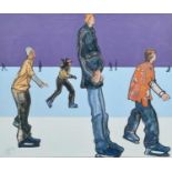 Nicholas Ferenczy, 20th/21st century "Skating on Thin Ice #3"