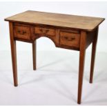 George III mahogany side table