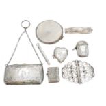 A selection of silver,